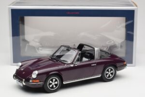 Porsche 911 E Targa パープル Norev 1:18 187644 メタル - 画像 7/7