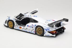 Porsche 911 GT1 #25 Porsche AG U. Alzen / J. Muller / B. Wollek 24 Hours of Le Mans 1998 Maisto 1:18 56052 メタル - 画像 5/8