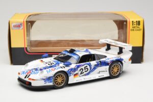 Porsche 911 GT1 #25 1999 Anson 1:18 30322-W メタル - 画像 6/6