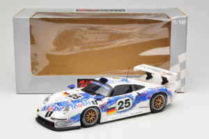 Porsche 911 GT1 #25 H. Stuck / T. Boutsen / B. Wollek 24 Hours of Le Mans 1996 UT Models 1:18 180966625 メタル - 画像 8/8