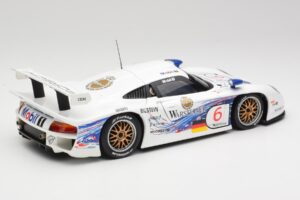 Porsche 911 GT1 #6 T. Boutsen / H-J. Stuck 1997 UT Models 1:18 39720 メタル - 画像 3/8