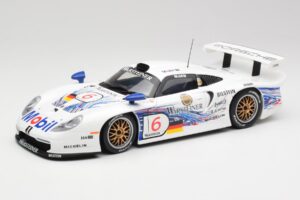Porsche 911 GT1 #6 T. Boutsen / H-J. Stuck 1997 UT Models 1:18 39720 メタル