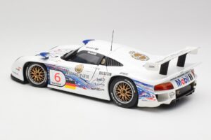 Porsche 911 GT1 #6 T. Boutsen / H-J. Stuck 1997 UT Models 1:18 39720 メタル - 画像 7/8
