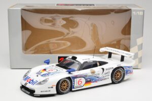 Porsche 911 GT1 #6 T. Boutsen / H-J. Stuck 1997 UT Models 1:18 39720 メタル - 画像 8/8