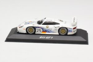 Porsche 911 GT1 #25 Warsteiner 24 Hours of Le Mans 1997 Minichamps 1:43 WAP02003197 メタル