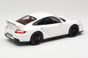 Porsche 911 GT2 997.1 ホワイト Norev 1:18 187572 メタル - 画像 3/8