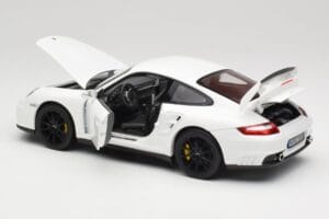 Porsche 911 GT2 997.1 ホワイト Norev 1:18 187572 メタル - 画像 5/8