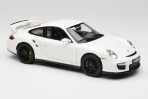 Porsche 911 GT2 997.1 ホワイト Norev 1:18 187572 メタル - 画像 6/8
