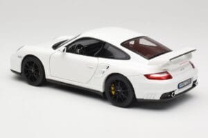 Porsche 911 GT2 997.1 ホワイト Norev 1:18 187572 メタル - 画像 7/8
