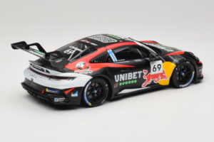 Porsche 911 GT3 Cup 992 #69 K. Rovanpera Zolder GP 2024 IXO 1:18 18RMC226 メタル - 画像 2/6