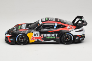 Porsche 911 GT3 Cup 992 #69 K. Rovanpera Zolder GP 2024 IXO 1:18 18RMC226 メタル - 画像 3/6