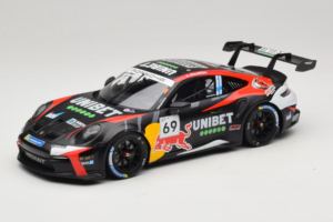Porsche 911 GT3 Cup 992 #69 K. Rovanpera Zolder GP 2024 IXO 1:18 18RMC226 メタル
