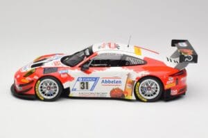 Porsche 911 GT3 R #31 Frikadelli Racing N. Siedler / M. Seefried 24 Hours Nürburgring 2018 Minichamps 1:18 153186931 メタル - 画像 3/6