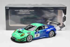 Porsche 911 GT3 R #44 Falken Motorsport W. Henzler / P. Dumbreck NBR 2016 Minichamps 1:18 155166044 メタル - 画像 6/6