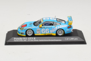 Porsche 911 GT3 R #66 Buckler / Schrom 24 Hours of Daytona 2002 Minichamps 1:43 400026966 メタル