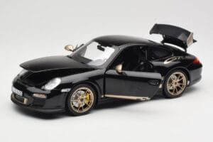 Porsche 911 997 GT3 RS ブラック Norev 1:18 187563 メタル - 画像 2/8