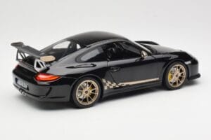 Porsche 911 997 GT3 RS ブラック Norev 1:18 187563 メタル - 画像 3/8
