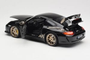 Porsche 911 997 GT3 RS ブラック Norev 1:18 187563 メタル - 画像 5/8