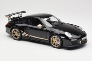 Porsche 911 997 GT3 RS ブラック Norev 1:18 187563 メタル - 画像 6/8