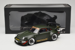 Porsche 911 RWB Penthouse Kaki Green GT Spirit 1:18 GT559 レジン - 画像 6/6