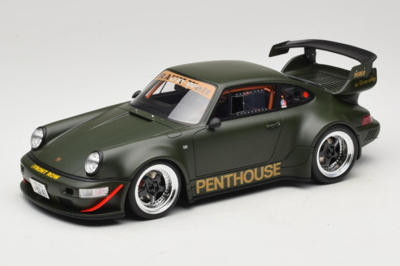 Porsche 911 RWB Penthouse Kaki Green GT Spirit 1:18 GT559 レジン