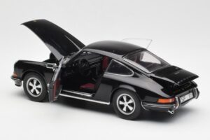 Porsche 911 S ブラック Schuco 1:18 450047200 メタル - 画像 5/8