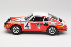 Porsche 911 S #4 G. Larrousse / M. Perramond 2nd Place Rally Monte Carlo 1972 Minichamps 1:18 107726804 レジン - 画像 3/6