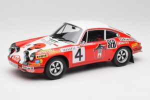 Porsche 911 S #4 G. Larrousse / M. Perramond 2nd Place Rally Monte Carlo 1972 Minichamps 1:18 107726804 レジン