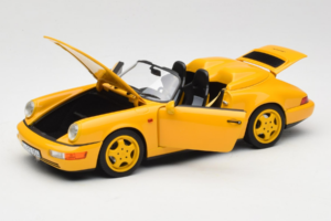 Porsche 911 964 Speedster Speed Yellow Norev 1:18 187130 メタル - 画像 2/8