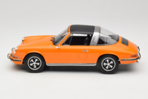 Porsche 911 T Targa オレンジ Norev 1:18 187220 メタル - 画像 4/8