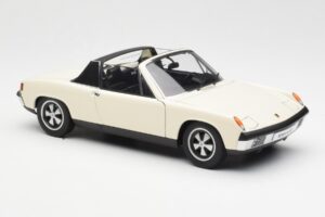Porsche 914/6 ライトアイボリー AUTOart 1:18 77933 メタル - 画像 6/8