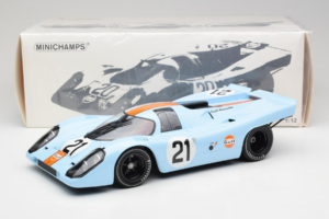 Porsche 917K Gulf #21 P. Rodriguez / L. Kinnunen J.W. Automotive Engineering 24 Hours of Le Mans 1970 Minichamps 1:12 1237066 - 画像 6/6