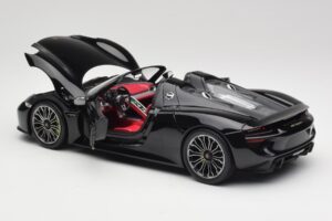 Porsche 918 Spyder バサルト ブラック メタリック Minichamps 1:18 110062431 メタル - 画像 5/8