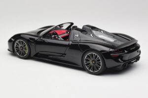 Porsche 918 Spyder バサルト ブラック メタリック Minichamps 1:18 110062431 メタル - 画像 7/8
