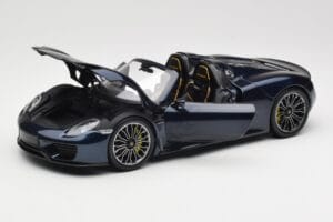 Porsche 918 Spyder ブルー メタリック Minichamps 1:18 113062434 メタル - 画像 2/8
