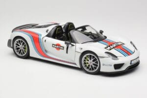 Porsche 918 Spyder Weissach Package Martini Minichamps 1:18 110062440 メタル - 画像 6/8