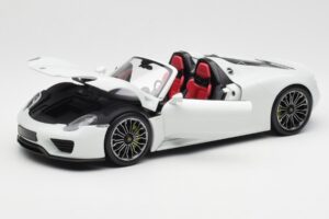 Porsche 918 Spyder ホワイト Minichamps 1:18 110062436 メタル - 画像 2/8