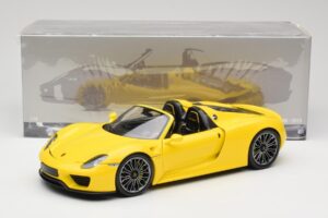 Porsche 918 Spyder イエロー Minichamps 1:18 110062434 メタル - 画像 8/8