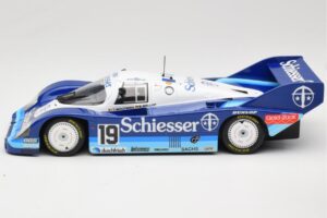 Porsche 956K Group C #19 Brun Motorsport Schiesser S. Bellof / T. Boutsen 1000km Hockenheim 1985 Minichamps 1:18 155856619 メタ - 画像 3/6