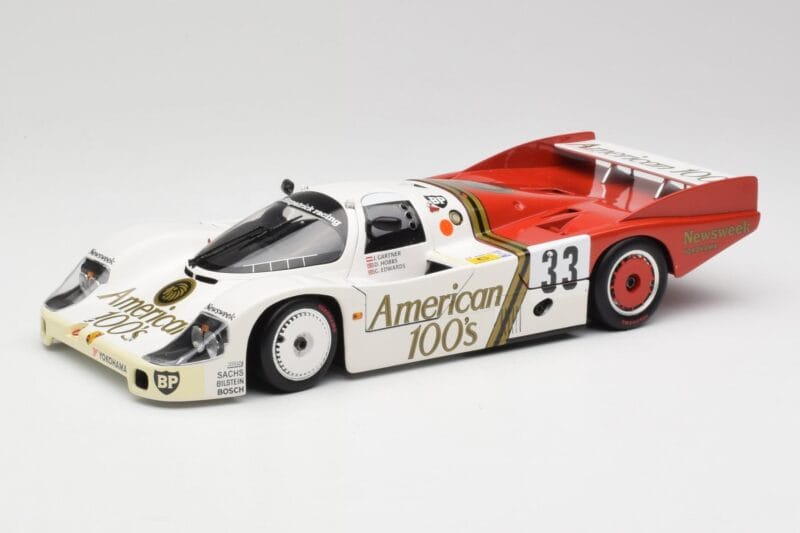 Porsche 956L #33 D. Hobbs / G. Gartner / J. Edwards 24 Hours of Le Mans 1985 Minichamps 1:18 183856933 メタル
