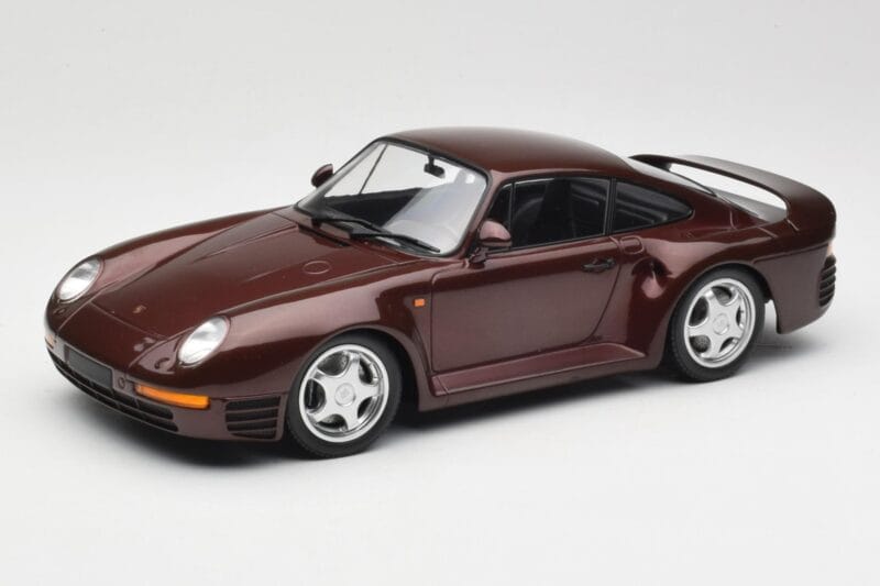 Porsche 959 Dark Red Metallic Minichamps 1:18 155066204 メタル