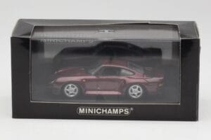 Porsche 959 Dark Red Metallic Minichamps 1:43 400062525 メタル - 画像 4/4