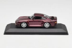 Porsche 959 Dark Red Metallic Minichamps 1:43 400062525 メタル