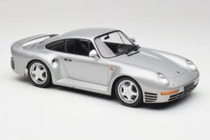 Porsche 959 シルバーメタリック Minichamps 1:18 155066201 メタル - 画像 4/6