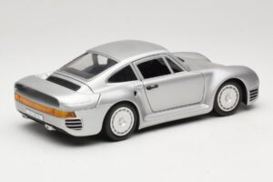 Porsche 959 シルバー Tonka 1:18 2221 メタル - 画像 3/8