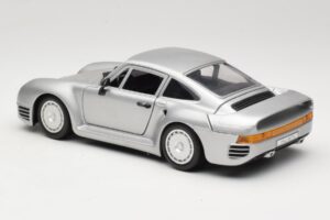 Porsche 959 シルバー Tonka 1:18 2221 メタル - 画像 7/8
