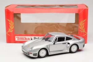 Porsche 959 シルバー Tonka 1:18 2221 メタル - 画像 8/8