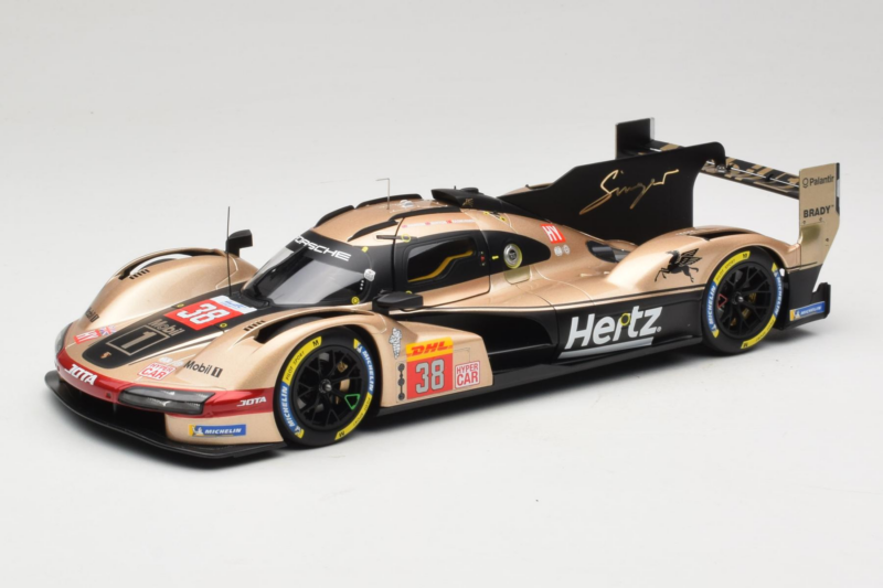 Porsche 963 LMDh #38 Hertz Team JOTA J. Button / P. Hanson Lone Star Le Mans 2024 Norev 1:18 187161 メタル