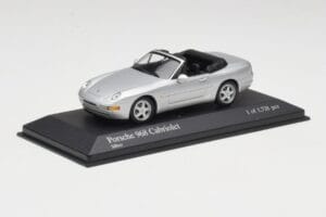Porsche 968 シルバー Minichamps 1:43 400062332 メタル - 画像 2/4