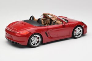 Porsche Boxster 981 S ガーズレッド Minichamps 1:18 110062031 メタル - 画像 3/8